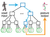 大規模木構造識別器を用いた高速人体姿勢推定