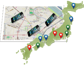 位置履歴データに基づく都市動態解析